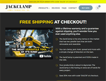 Tablet Screenshot of jackclamp.com